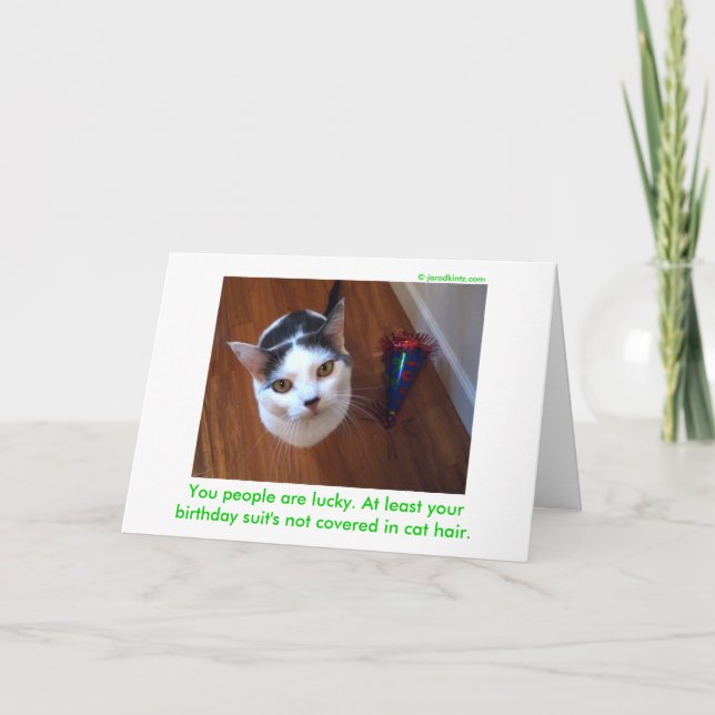 Cartão Terno de aniversário (Frente)