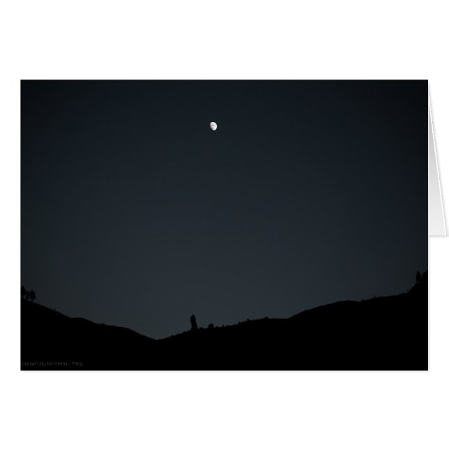 Cartão Terra Boa Noite (Frente horizontal)