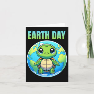 Cartão Terra Day Restore Earth Turtle 2025