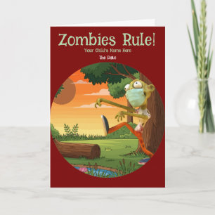 Cartão Terra dos Zombies