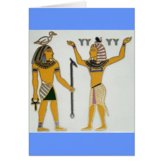 Cartão Terra e Air Geb e Shu Egito