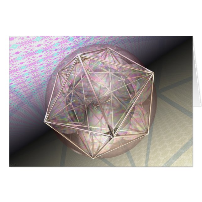 Cartão Terra e Marte por Martineau (cartões) (Frente Horizontal)