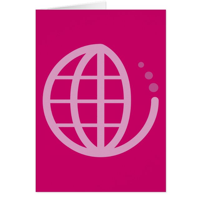 Cartão Terra ecológica: mãe Terra (Frente)