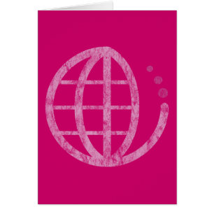 Cartão Terra ecológica: mãe Terra