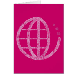 Cartão Terra ecológica: mãe Terra