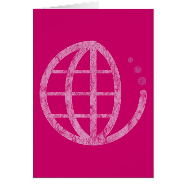 Cartão Terra ecológica: mãe Terra (Frente)