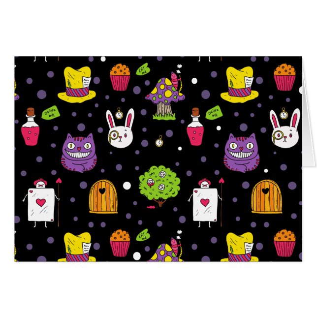 Cartão terra natalina negra (Frente Horizontal)