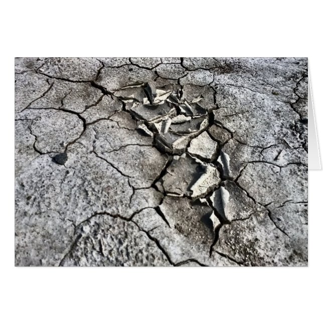 Cartão Terra quebrada (Frente Horizontal)