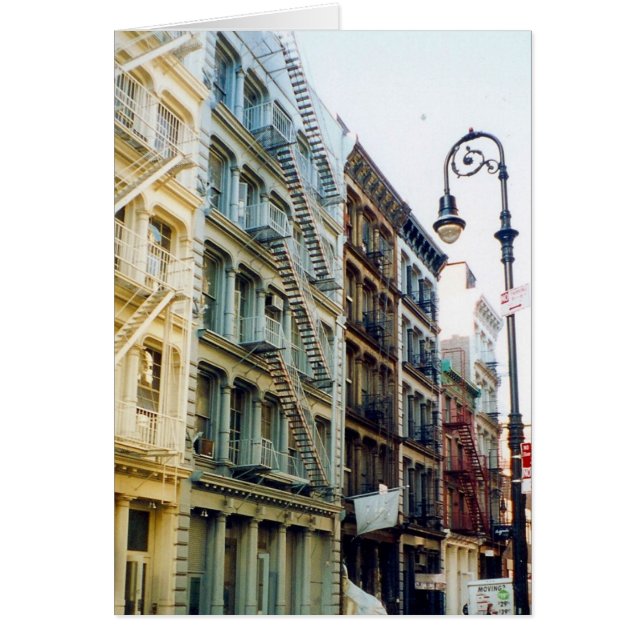 Cartão terraços coloridos (Frente)