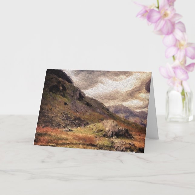 Cartão Terras Altas da Escócia (Orquídea)