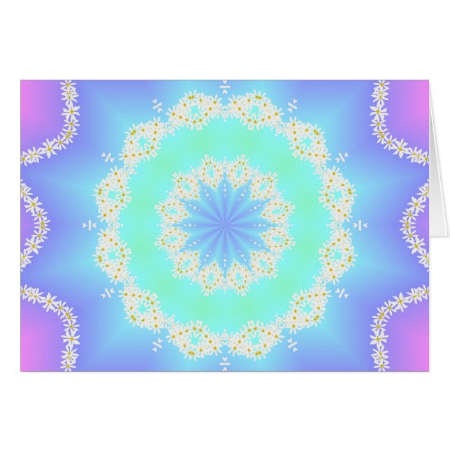 Cartão Terras das margaridas (Frente Horizontal)