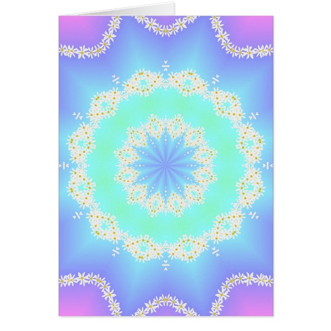 Cartão Terras das margaridas (Frente)