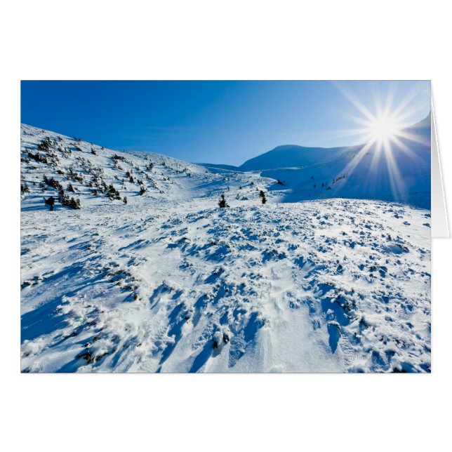 Cartão Terras de inverno (Frente Horizontal)