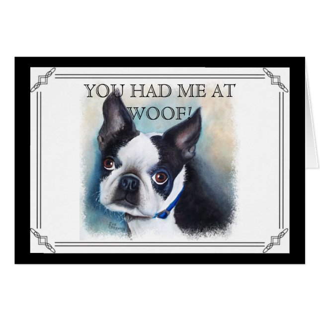 CARTÃO TERREIRO DE BOSTON PRETO E BRANCO (Frente Horizontal)