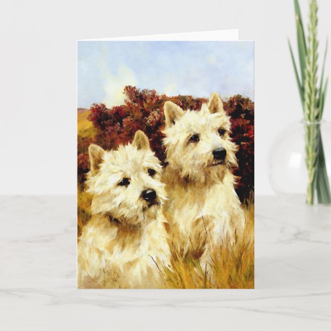 Cartão Terrenos Brancos da autoestrada Ocidental - Wardle (Frente)