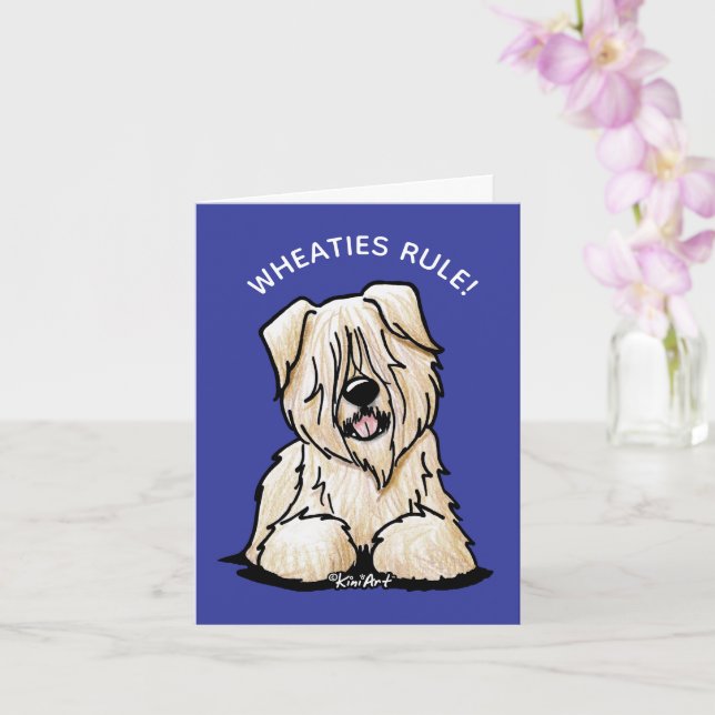 Cartão Terrier com revestimento suave (Orquídea)