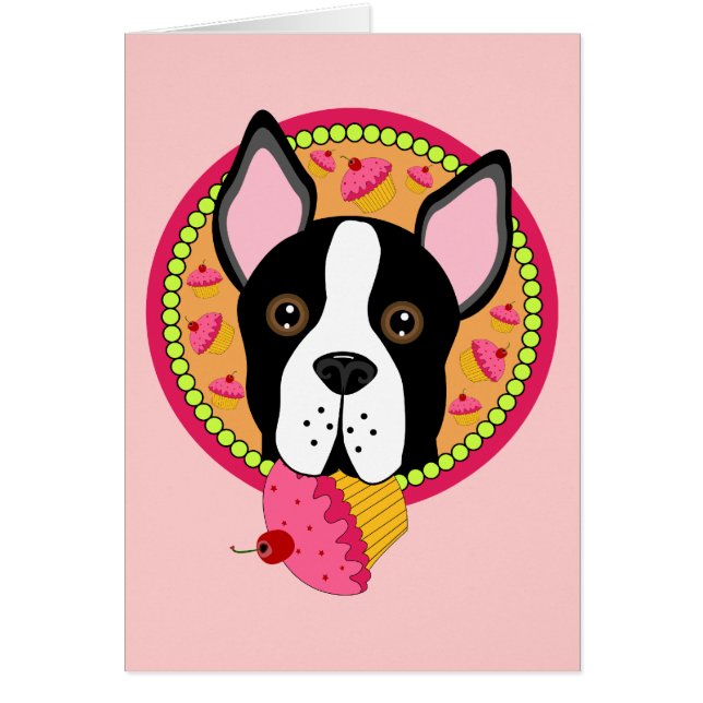 Cartão Terrier doce (Frente)