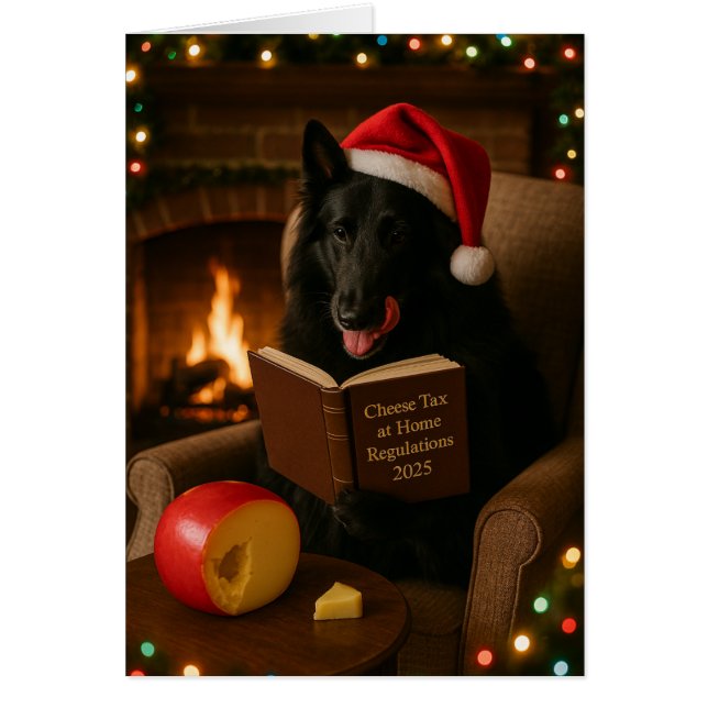 Cartão Tervuren 'Cheese Tax' Christmas card (Frente)