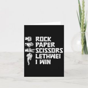 Cartão Tesoura de Papel Rock em Boxing Birmanês Lethwei I