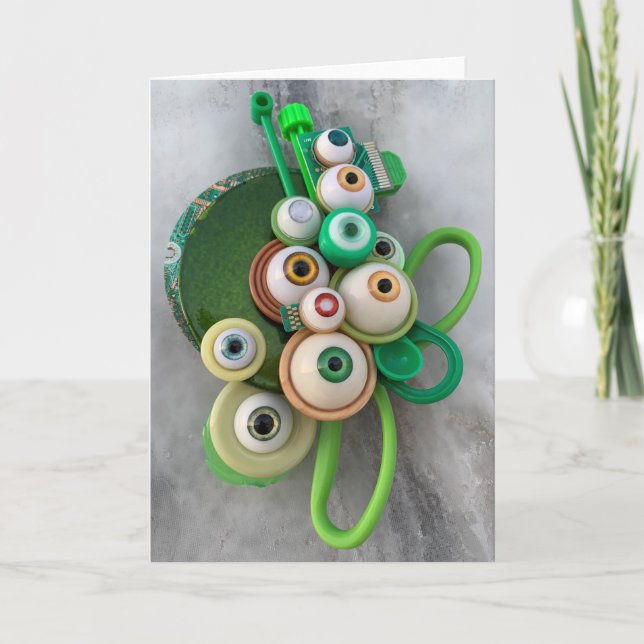 Cartão Tesoura Verde (Frente)