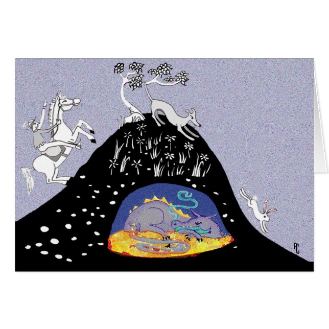 Cartão Tesouro oculto (Frente Horizontal)