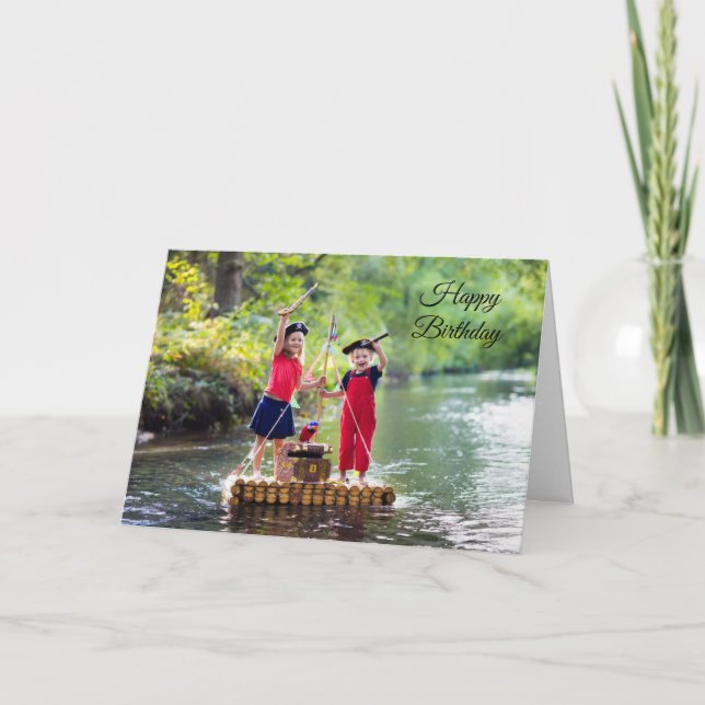 Cartão Tesouros do aniversário (Frente)