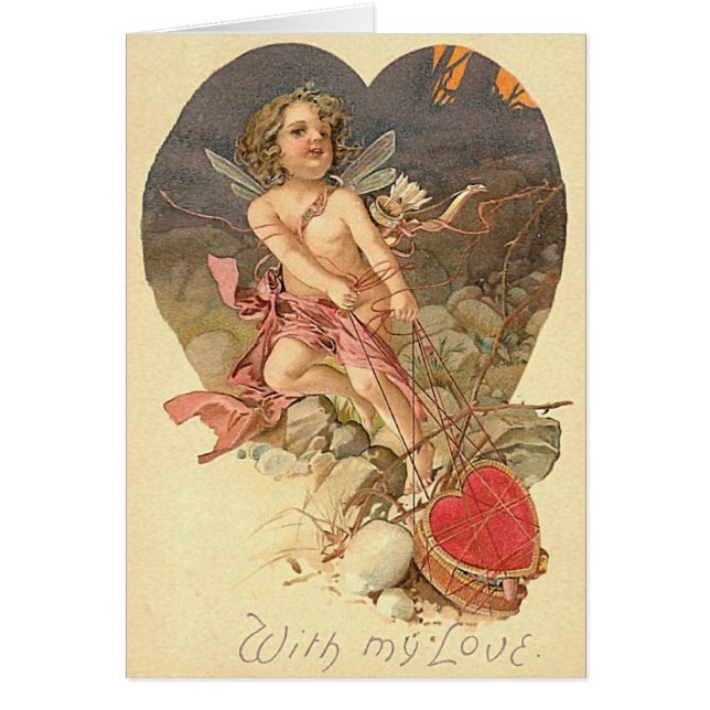 Cartão Tesouros românticos (Frente)