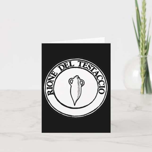 Cartão Testaccio District - Symbol Of The Districts Of Ro (Frente)