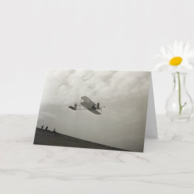 Cartão Teste de Voo de Planador Aviação Irmãos Wright (Planta pequena)