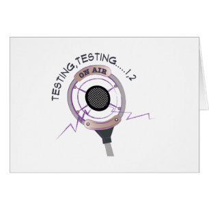 Cartão Teste do teste