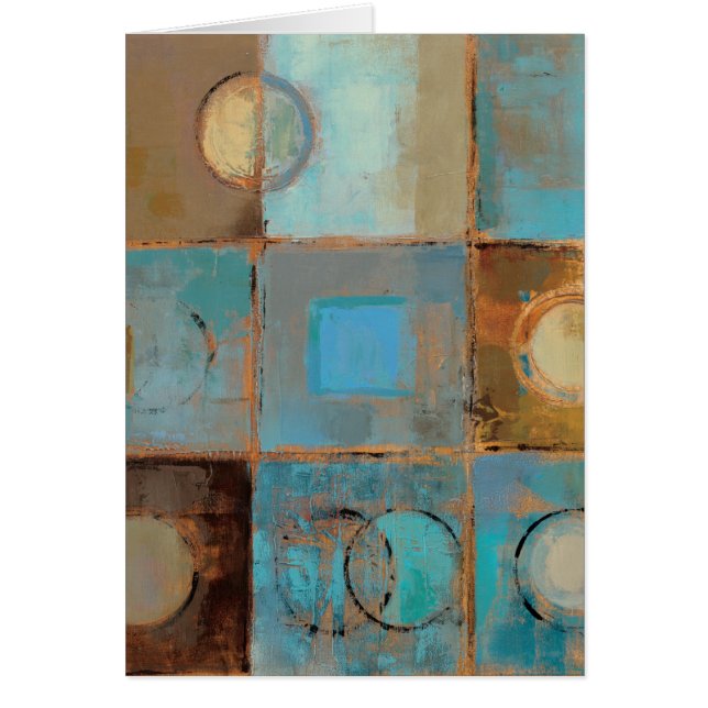 Cartão Teste padrão abstrato (Frente)