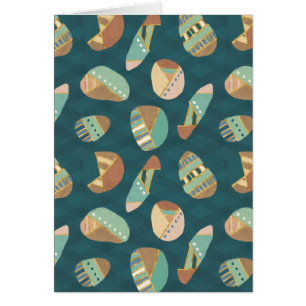 Cartão Teste padrão azul exterior de etapa   de Geo