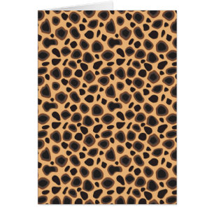 Cartão Teste padrão da chita