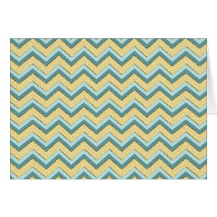 Cartão Teste padrão de Chevron do brilho do topázio