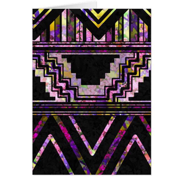 Cartão Teste padrão do nativo americano (Frente)