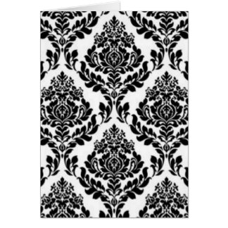 Cartão Teste padrão florido