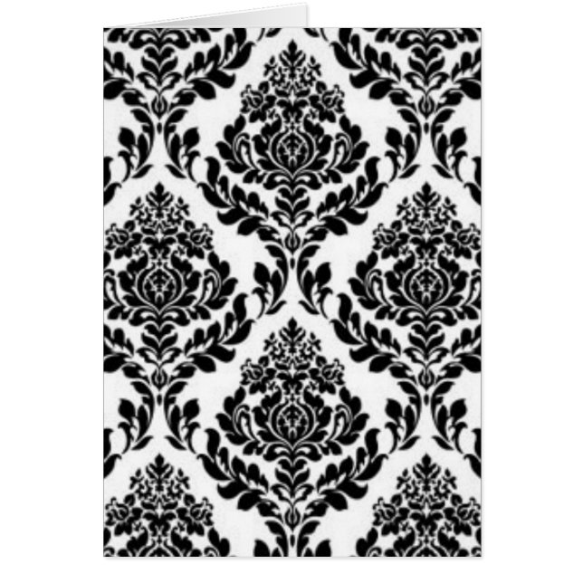 Cartão Teste padrão florido (Frente)