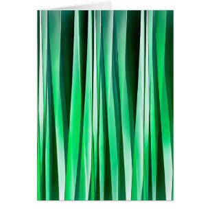 Cartão Teste padrão Stripy do oceano de água-marinha