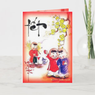 Cartão tet viet nam greeting card