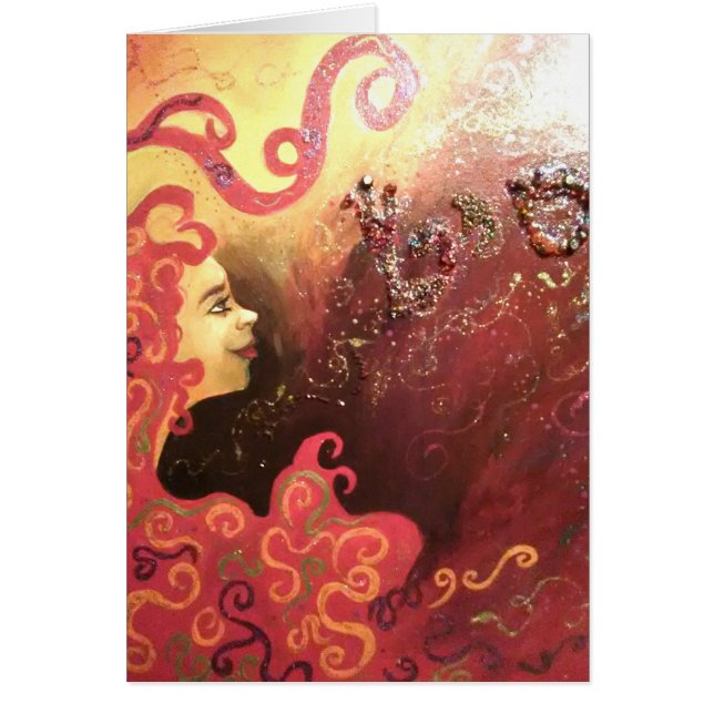 Cartão Tet Yod Samech - Notecard Fazer Milagre (Frente)