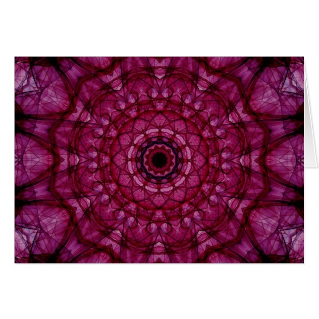 Cartão Teto de vidro cor-de-rosa (Frente Horizontal)