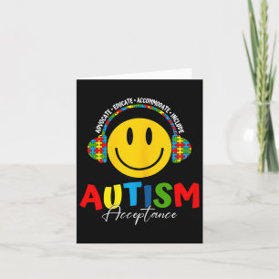 Cartão Teto Especial de Educação de Consciência Autismo
