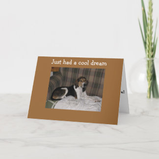 CARTÃO TEVE UM SONHO QUE TEM 40 ANOS! NÃO EU!