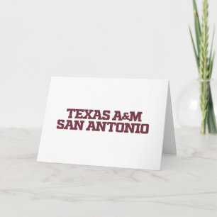 Cartão Texas A&M San Antonio