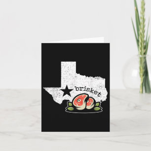 Cartão Texas Brisket Home State Love Funny Barbecue