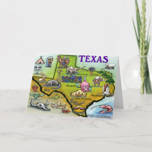 Cartão Texas Greeting Card