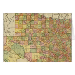 Cartão Texas por Rand McNally