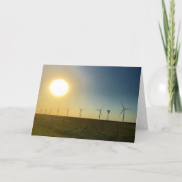 Cartão texas sunset greeting card