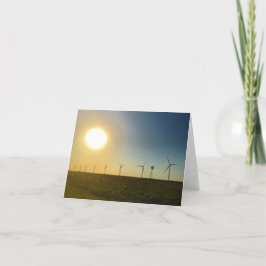 Cartão texas sunset notecard