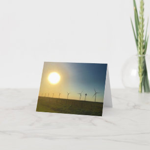 Cartão texas sunset notecard